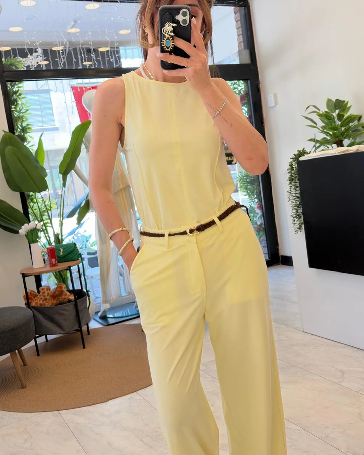 Cotton Kemer Detaylı Takım