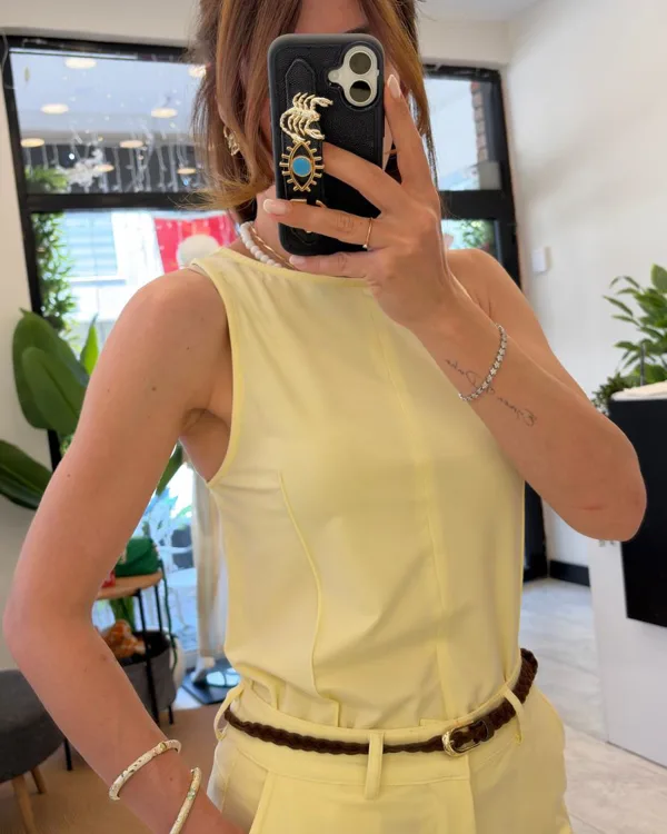 Cotton Kemer Detaylı Takım
