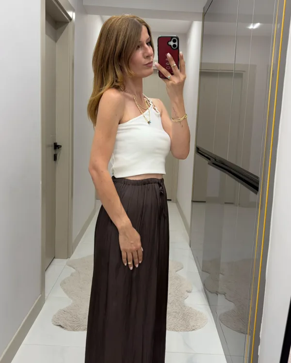 Marka Model Saten Pantolon