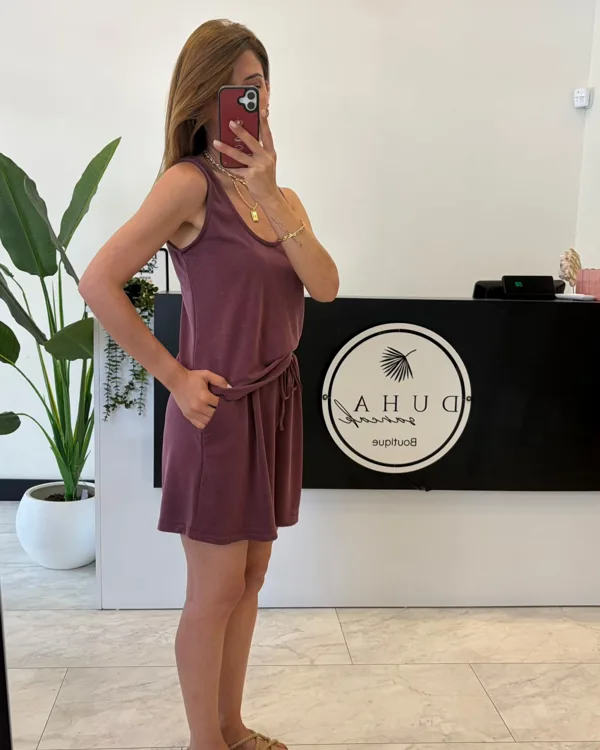 Şortlu Modal Takım Bordo