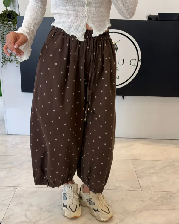 Puantiyeli Balon Pantolon