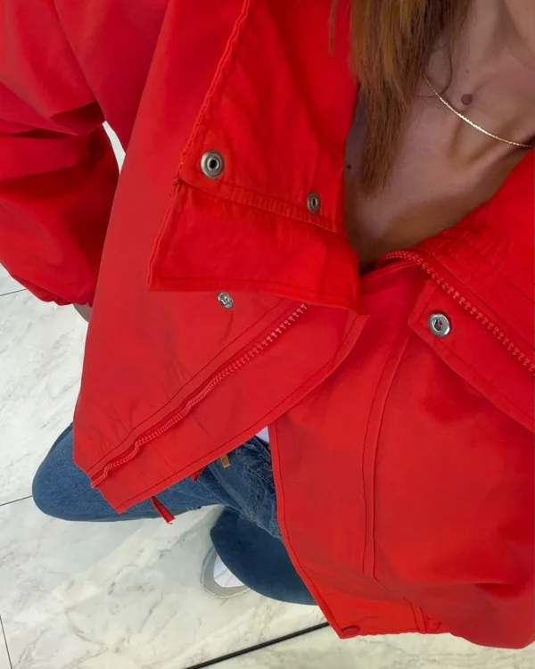 Marka Model Bomber Ceket Kırmızı
