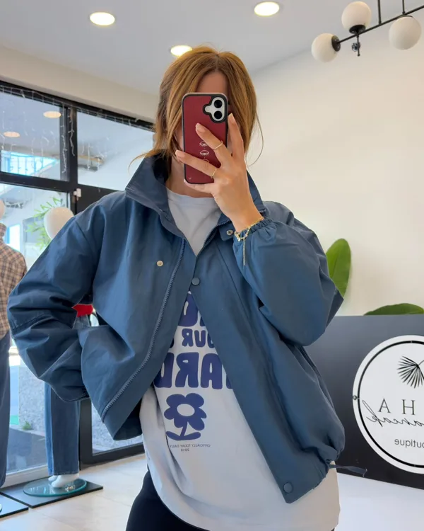 Marka Model Bomber Ceket Mavi