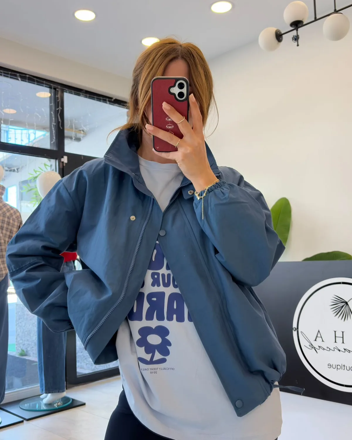 Marka Model Bomber Ceket Mavi
