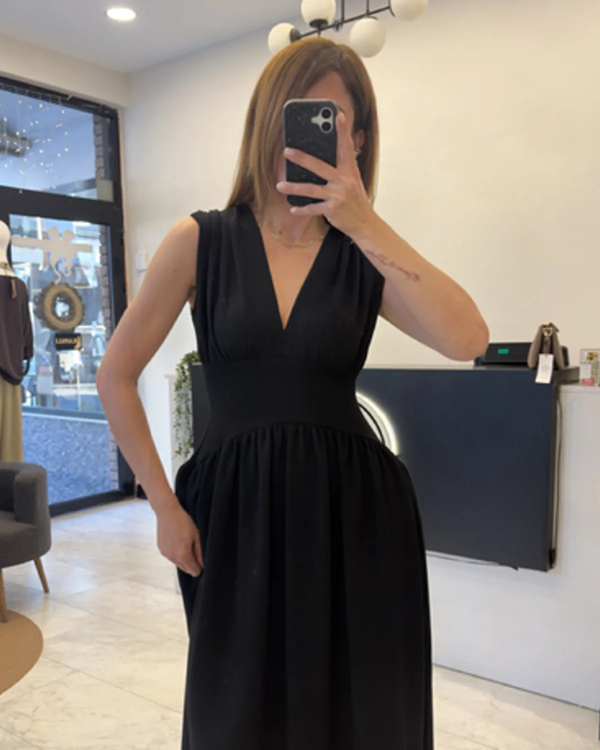 Premium siyah elbise
